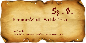Szemerédi Valéria névjegykártya